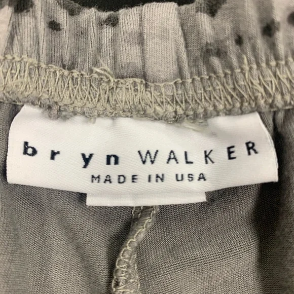 Bryn Walker Gray Patterned Pants- Size Large - Picture 2 of 10